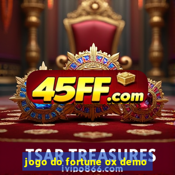 jogo do fortune ox demo